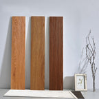 Smooth PVC Flooring Peel and Stick Wood Look Rectangular Vinyl Flooring