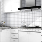 Single Tile Remove and Stick Back Wall Contemporary Kitchen Paper