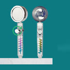 Modern showerhead bathroom hand shower made of plastic with adjustable water flow