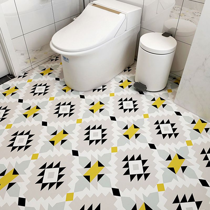 Matt-gloss Vinyl flooring Self-adhesive PVC vinyl flooring with square edge