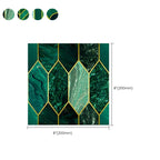 Polygon Peel and Stick Splash Guard Tile PVC Mosaic Peel and Stick Tile for the Kitchen
