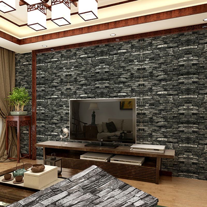 Industrial Wall Panel 3D Brick Wall Panels Waterproof Stickers Wall Tiles Set of 10