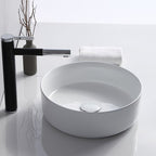 Modern Sink Ceramic Solid Color Round Sink