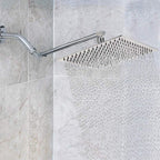 Modern square shower head wall mount standard spray fixed shower