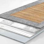 Modern Tin Back Panel 3D Wall Ceiling Wood Grain Design