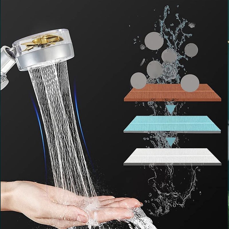 Contemporary handheld shower head with catalyst adjustable shower heads