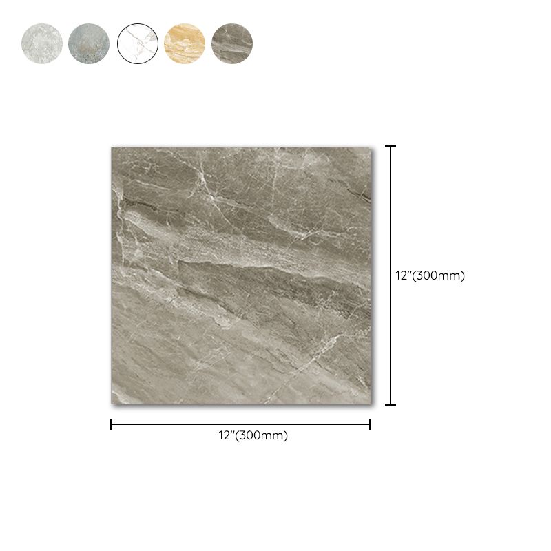 Modern Peel and Stick Splash Guard PVC Rectangular Wallpaper for the Shower