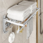 Metal Bathroom Hardware Set Adhesive Installation Bathroom Accessory Kit