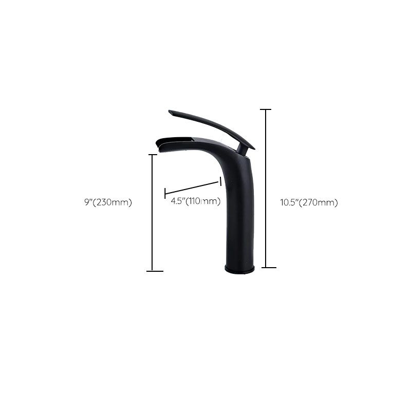 Contemporary Fixed Bathtub Faucet Wall Mounted Waterfall Bathtub Filler
