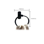 Modern Bathroom Accessory Set Black Soap Dish Bath Shelf Bathroom Set