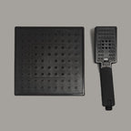 Square Shower Head Combination Standard Spray Pattern with Hand Shower