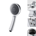 Traditional Style Shower Head Double Bathroom Shower Heads with Round Shape