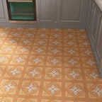 Fancy PVC Vinyl Flooring Peel and Stick Geometrically Printed Vinyl Plank Flooring