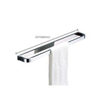 Polished Chrome Modern Bathroom Accessory Set made of Stainless Steel Towel Holder/Soap Dish