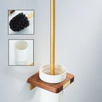 Modern Gold Bathroom Accessory Set Bathroom Shelf Paper Holder Bathroom Accessory Set