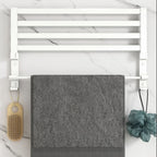 Modern White Bathroom Hardware Set Towel Rack Bath Shelf Bathroom Hardware Set