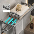 Modern Bathroom Accessory Hardware Set Gray Bathroom Accessories
