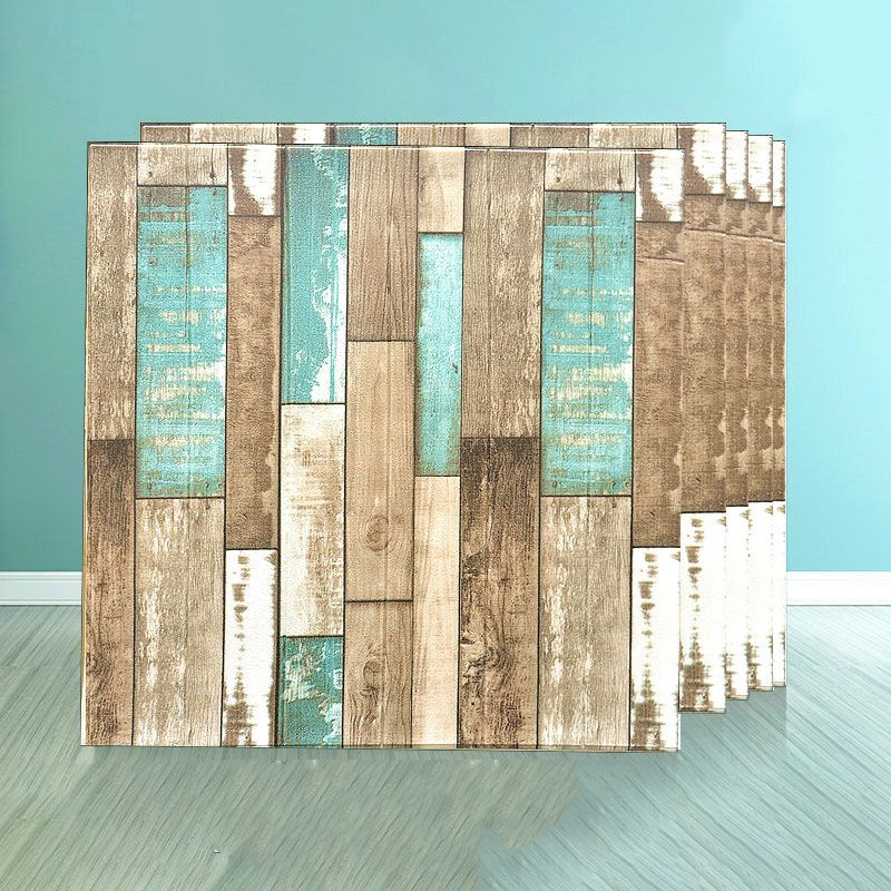 Farmhouse Wall Plank 3D Brick Bedroom and Living Room Wall Panel Set of 10