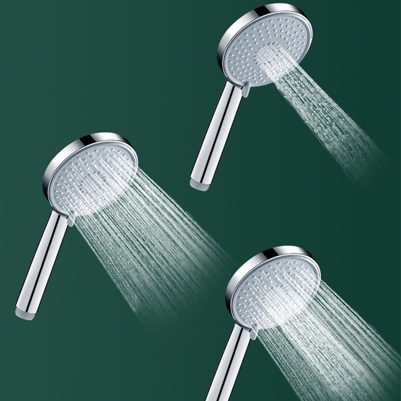 Round Handheld Shower Head with Self-Cleaning Wall-Mounted Shower Head