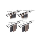 5-piece modern bathroom accessories as single item or in set Polished chrome bathroom set