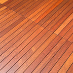 Outdoor Patio Wood Decking Interlocking Plank