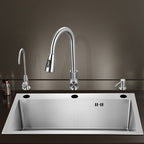 Contemporary Style Kitchen Sink Stainless Steel Color Fast Built-In Sink