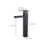 Basic Centered Sink Faucet Monochrome Faucet Sink Bathroom Faucet