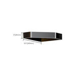 Modern Bathroom Set with Bath Shelf/Towel Holder & Paper Holder Black Bathroom Hardware
