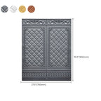 Plastic wall cladding panels for peeling and attaching with waterproof wainscoting