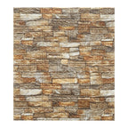 Country House Wall Plank 3D Brick Bathroom Living Room Wall Panels Set of 2