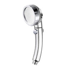 Contemporary Hand Shower Head Silver 3-Spray Pattern Wall Mounted Shower Head