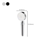 Modern Handheld Round Plastic Self-Cleaning Shower Head