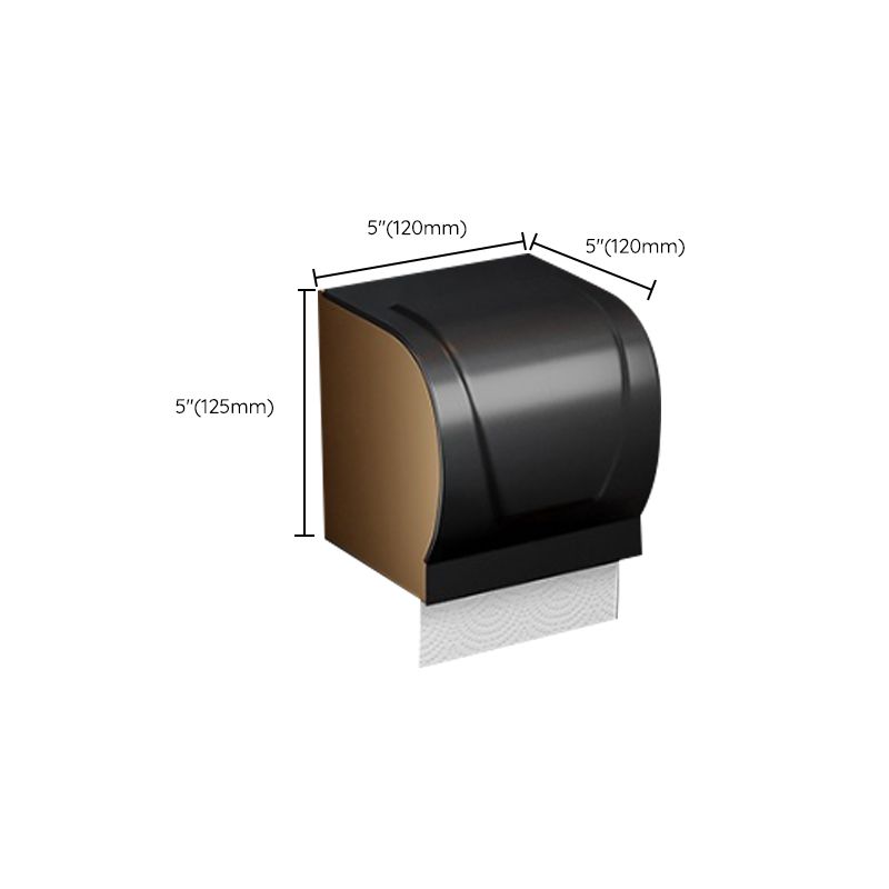 Traditional Black Aluminum Bathroom Fittings Set Bathroom Accessories Kit
