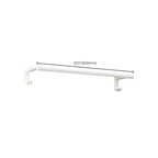 Modern Bathroom Hardware Set Towel Bar White Bath Shelf Bathroom Hardware Set