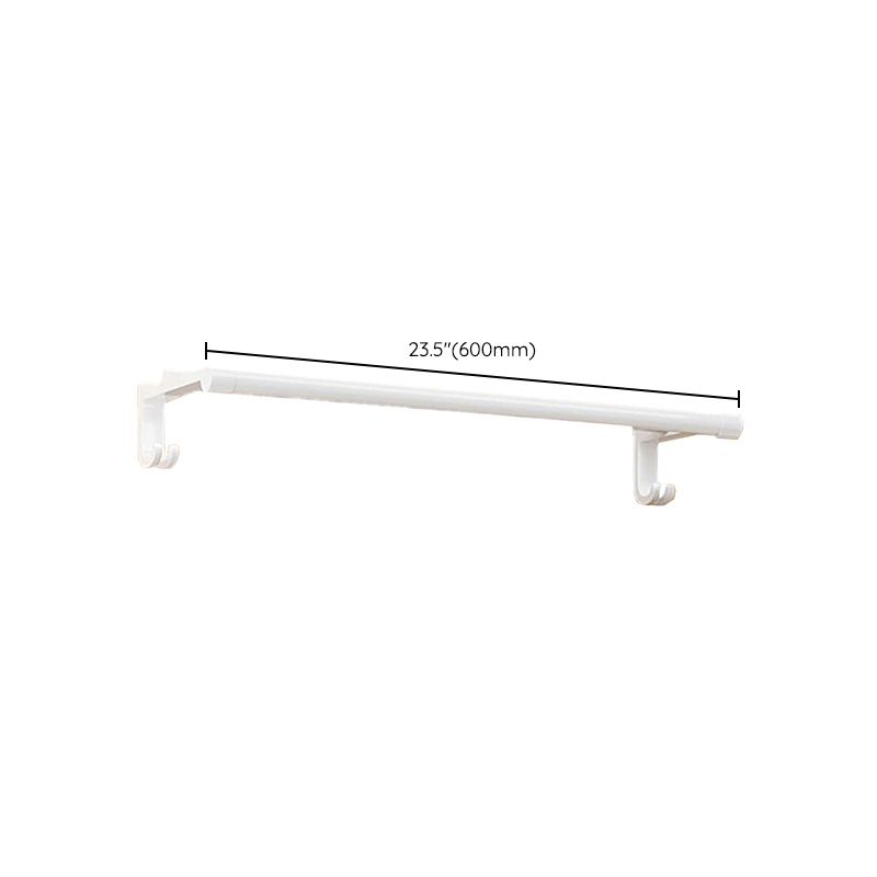 Modern Bathroom Hardware Set Towel Bar White Bath Shelf Bathroom Hardware Set