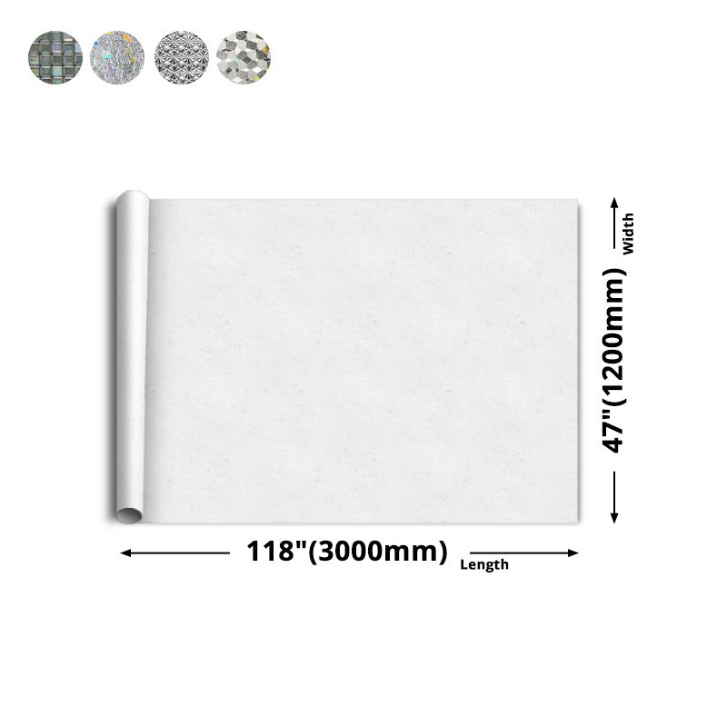 Modern Peel and Stick Back Wall PVC Mosaic Tile Wallpaper for Shower