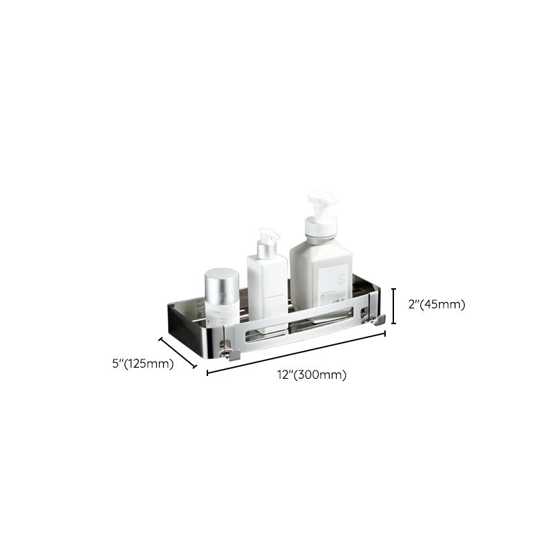 Modern Bathroom Hardware Set Silver Bathroom Shelf Bathroom Hardware Set