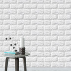Modern Wall Tile PVC 3D Embossing Self-Adhesive Waterproof Interior Wall Panel