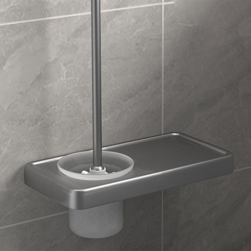 Modern gray bathroom hardware set towel rack paper holder bathroom accessory set
