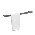 Gray contemporary bathroom accessory set Brushed gray bath shelf/toilet paper holder/towel bar