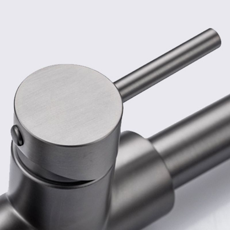 Modern Style Extendable Sink Faucet Single Handle Stainless Steel Sink Faucet
