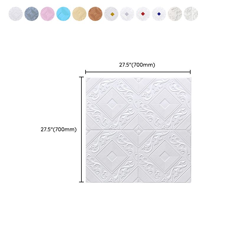 Modern Tin Backsplash Cover Three-Dimensional Printing Wall Ceiling Panel