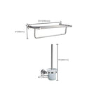 Chrome Traditional Bathroom Accessory Set Stainless Steel Bathroom Set