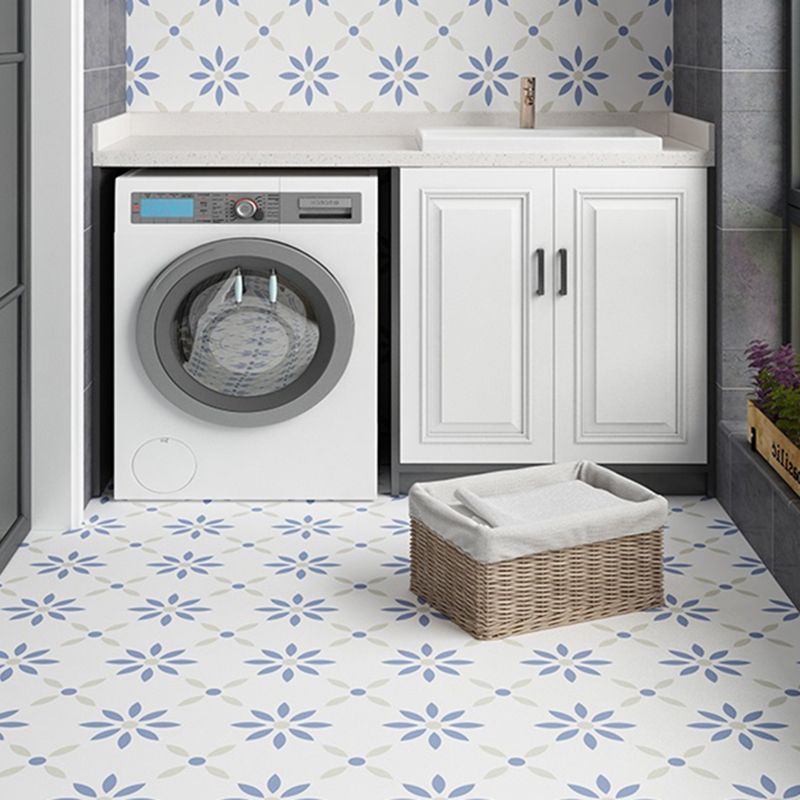 Patterned Vinyl Floor Self-adhesive Vinyl Floor with Square Edge