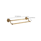 Traditional Bathroom Accessory Set Gold Paper Holder Bathroom Set