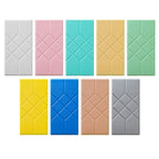 Modern PVC Cap Verflooring Smooth Wall Interior 3D Living Room Board Set of 2