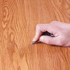 PVC Flooring Peel and Stick Smooth Wood Look Rectangular Vinyl Floor