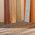 Waterproof PVC Flooring Peel and Stick Fire Resistant Rectangular PVC Flooring