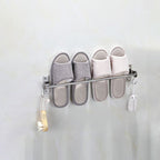 3-piece stainless steel bathroom accessory set Modern chrome object stand