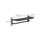 Modern Bathroom Accessories Black Paper Holder Bathroom Shelf Bathroom Accessory Set